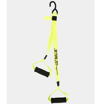 Jetpilot 70cm Dual Strong Arm Dragging Strap with Handle and Hook (Fluro Yellow)