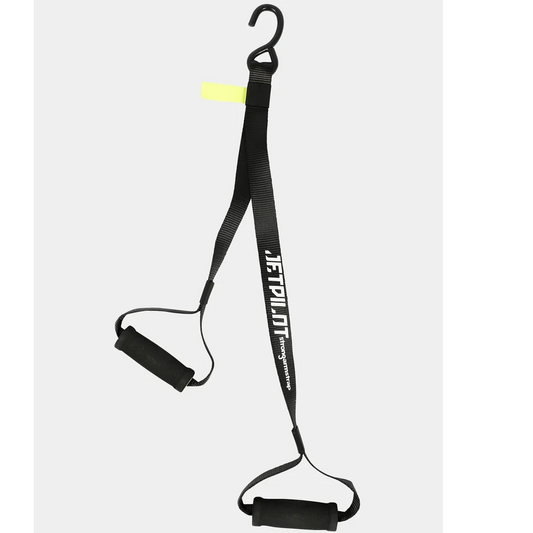Jetpilot 70cm Dual Strong Arm Dragging Strap with Handles and Hook (Black)