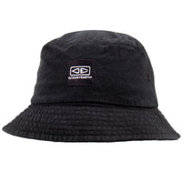 Ocean & Earth Men's Cotton Canvas Corp Bucket Hat (Black)