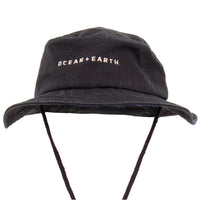 Ocean & Earth One-Dayer Adult Cotton Soft Brim Hat - Black Sizes S - L