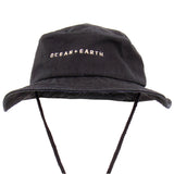 Ocean & Earth One-Dayer Adult Cotton Bucket Hat - Black Sizes S - L