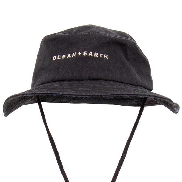 Ocean & Earth One-Dayer Adult Cotton Soft Brim Hat - Black Sizes S - L