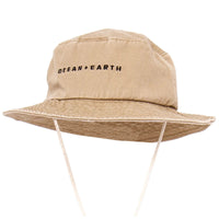 Ocean & Earth Kids One-Dayer Cotton Bucket Hat - Sand 53-55cm