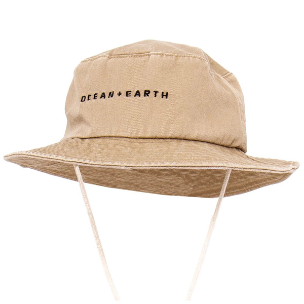 Ocean & Earth Kids One-Dayer Cotton Bucket Hat - Sand 53-55cm