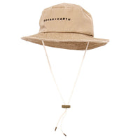 Ocean & Earth Kids One-Dayer Cotton Soft Brim Hat - Sand 53-55cm