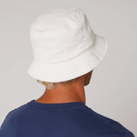 Ocean & Earth Men's Heritage Washed Cotton Corduroy Bucket Hat (Antique White)