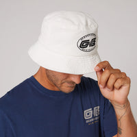 Ocean & Earth Men's Heritage Washed Cotton Corduroy Bucket Hat (Antique White)