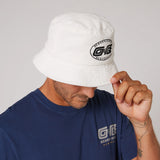 Ocean & Earth Men's Heritage Washed Cotton Corduroy Bucket Hat (Antique White)