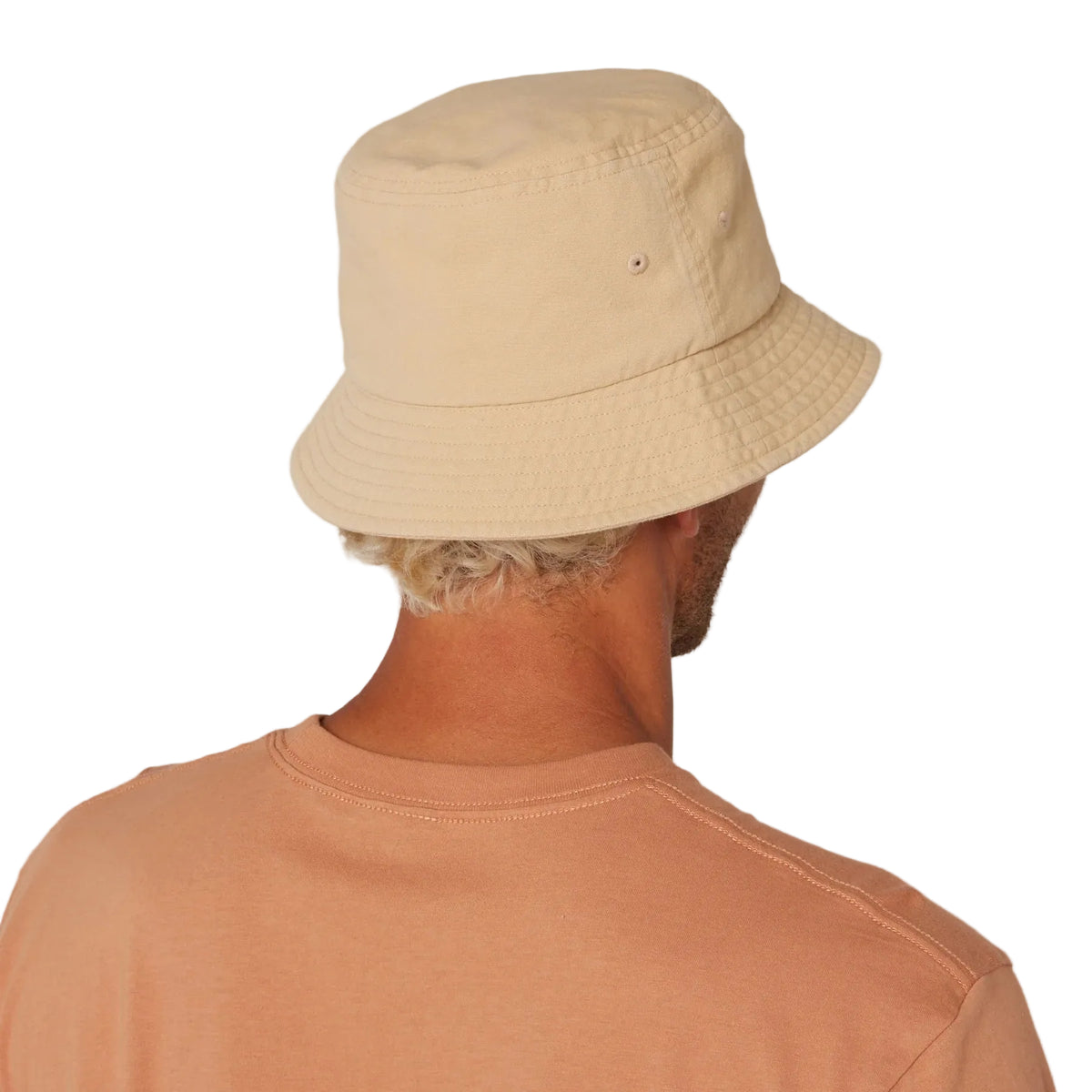 Ocean & Earth Men's Cotton Canvas Corp Bucket Hat (Tan)