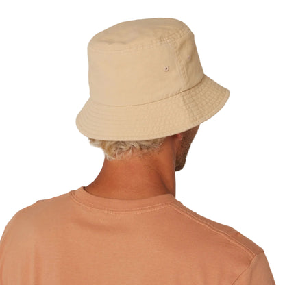 Ocean & Earth Men's Cotton Canvas Corp Bucket Hat (Tan)