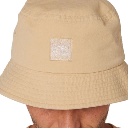 Ocean & Earth Men's Cotton Canvas Corp Bucket Hat (Tan)