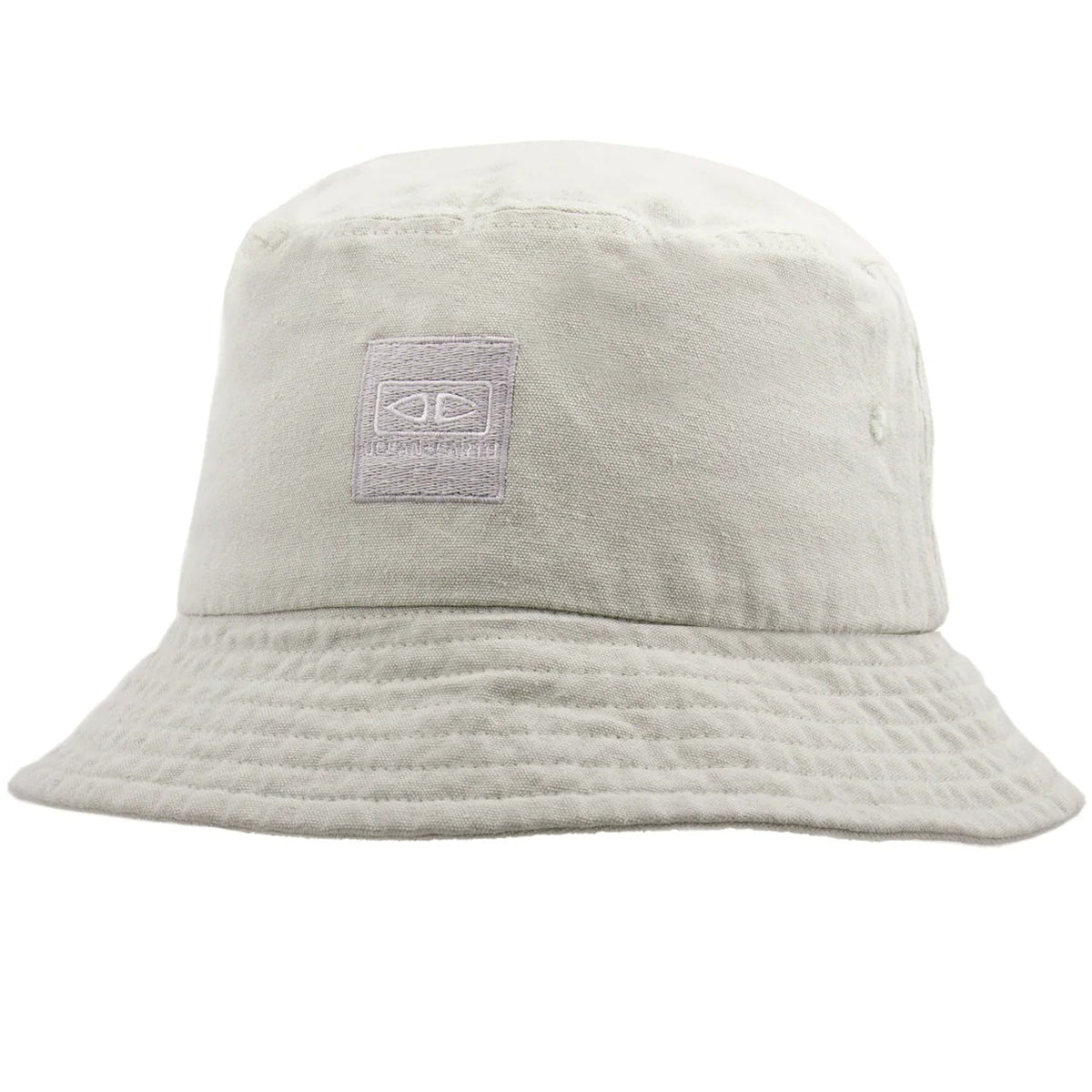 Ocean & Earth Men's Cotton Canvas Corp Bucket Hat (Vintage White)