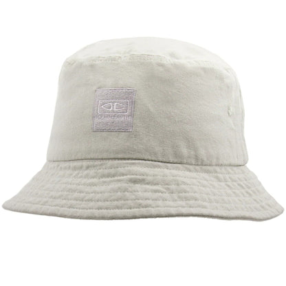 Ocean & Earth Men's Cotton Canvas Corp Bucket Hat (Vintage White)