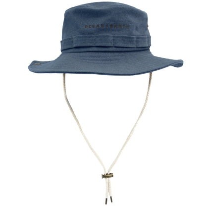 Ocean & Earth Wide Floppy Brim Cotton Canvas Boonie Hat (Petrol Blue)