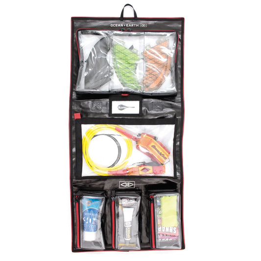 Ocean & Earth 3 Fold Surf Locker Bag for Surfing Accessories Bag (Black)