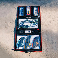 Ocean & Earth 3 Fold Surf Locker Bag for Surfing Accessories Bag (Black)