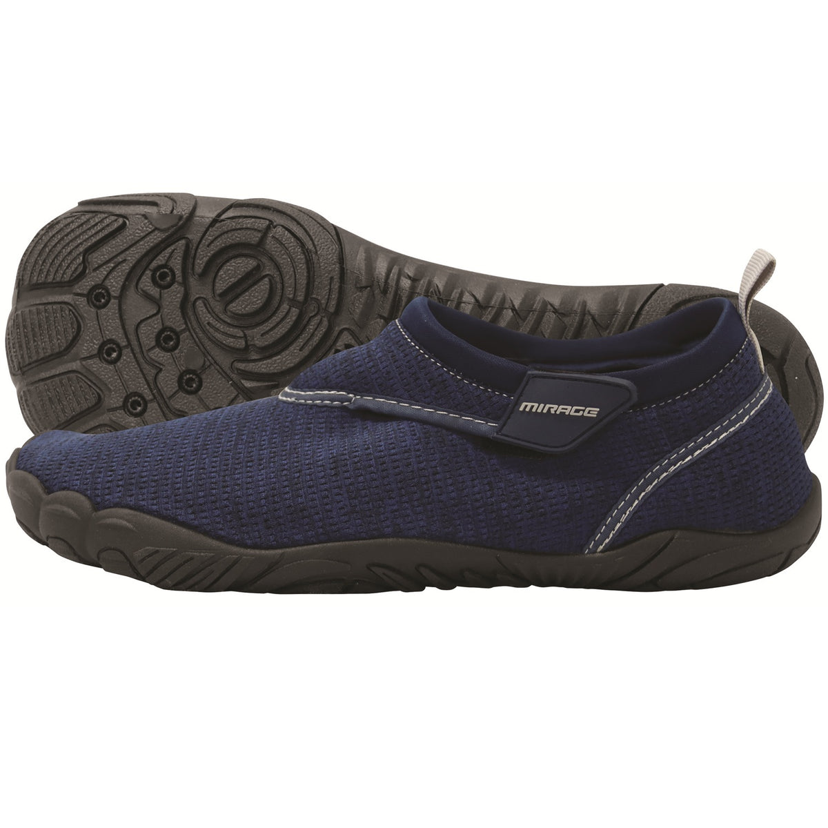 Mirage Aqua Trek Unisex High-Traction Adult Water Shoes (Navy Blue)