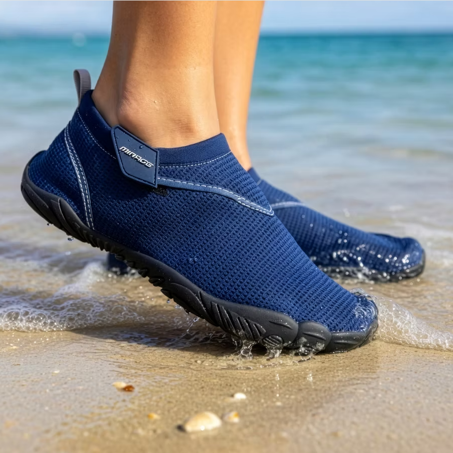 Mirage Aqua Trek Unisex High-Traction Adult Water Shoes (Navy Blue)
