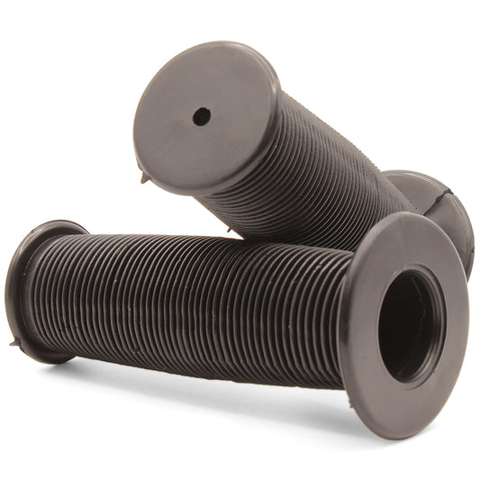 Bikelane 95mm Kids Bike Mushroom Handlebar Grip Pair (Black)