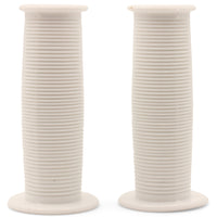 Bikelane 95mm Kids Bike Mushroom Handlebar Grip Pair (White)