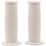 Bikelane 95mm Kids Bike Mushroom Handlebar Grip Pair (White)