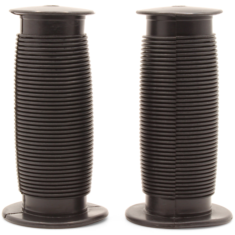 Bikelane 80mm Kids Bike Mushroom Handlebar Grip Pair (Black)