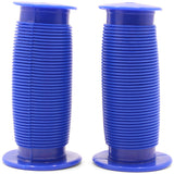 Bikelane 80mm Kids Bike Mushroom Handlebar Grip Pair (Blue)