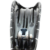 Black Sparkle and Silver Stripe Lowrider Dragster Bike Saddle Seat