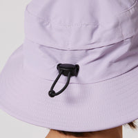 Ocean & Earth Bingin Kids Soft Peak Surf Hat with Chin Strap Pale Lilac 54cm