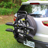 Buzzrack Pilot SUV Rear Tailgate Spare Tyre Mounted 2-Bike Platform Rack