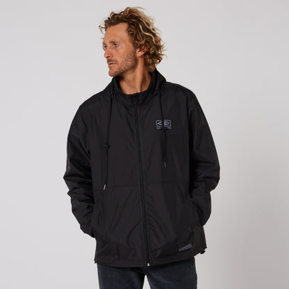 Ocean & Earth Elements Men's Nylon Windbreaker and Rain Jacket