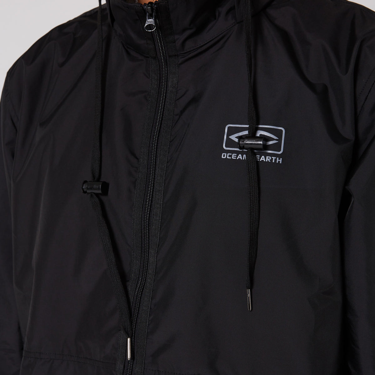 Ocean & Earth Elements Men's Nylon Windbreaker and Rain Jacket