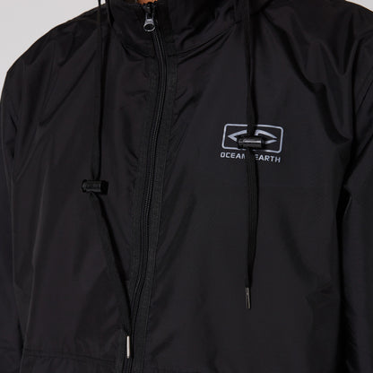 Ocean & Earth Elements Men's Nylon Windbreaker and Rain Jacket