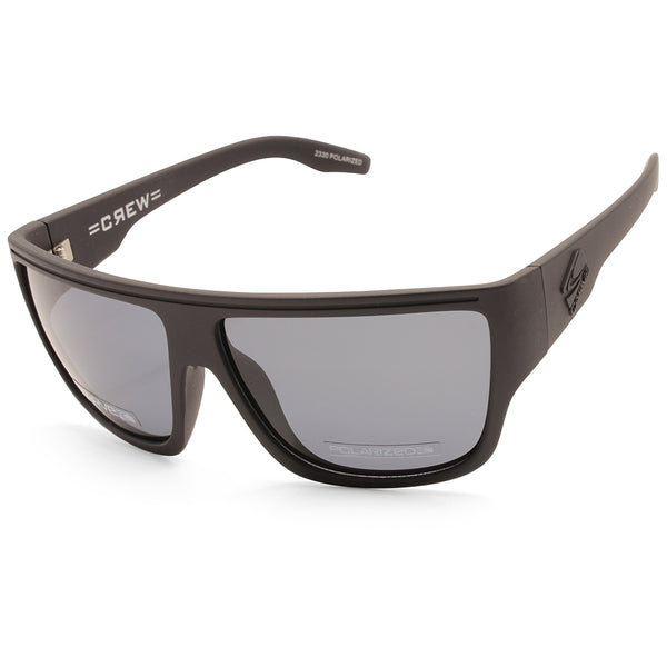 Carve Crew Matte Black/Grey Men's Polarised Sunglasses 2330