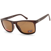 Dirty Dog Ram Matte Brown/Brown Polarised Unisex Sunglasses 53396