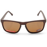 Dirty Dog Ram Matte Brown/Brown Polarised Unisex Sunglasses 53396