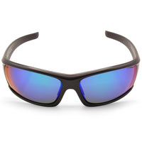 Dirty Dog Clank Satin Black/Green Mirror Polarised Men's Sports Sunglasses 53443