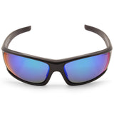Dirty Dog Clank Satin Black/Green Mirror Polarised Men's Sports Sunglasses 53443