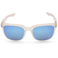 Dirty Dog Blade Satin Clear/Ice Blue Mirror Polarised Unisex Sunglasses 53595