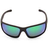 Dirty Dog Knuckle Satin Black/Grey-Green Mirror Polarised Unisex Sunglasses