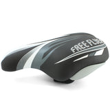 DDK Junior Freeflyer Sculpted Padded Bike Seat with Clamp Black/Grey