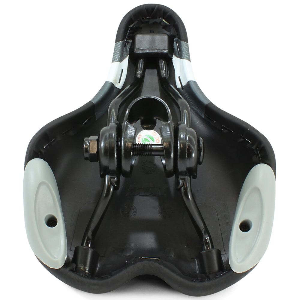 DDK Junior Freeflyer Sculpted Padded Bike Seat with Clamp Black/Grey
