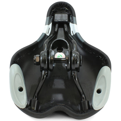 DDK Junior Freeflyer Sculpted Padded Bike Seat with Clamp Black/Grey