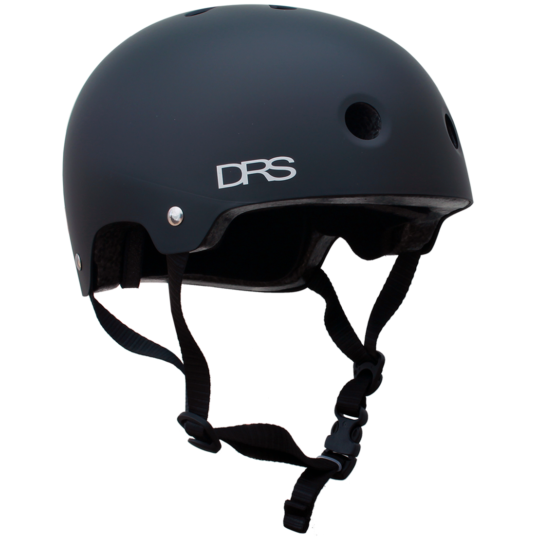 DRS Matte Black Kids to Adult Size Bike Helmet AS/NZS Safety Standard Certified