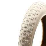 Duro 12 1/2" x 2 1/4 All White Rubber Pram Buggy Bike or Stroller Tyre