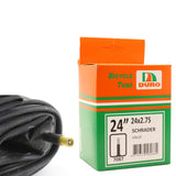 Duro 24 x 2.75/3.25 Bicycle Tyre Tube for 24" Inch Bikes Schrader Valve