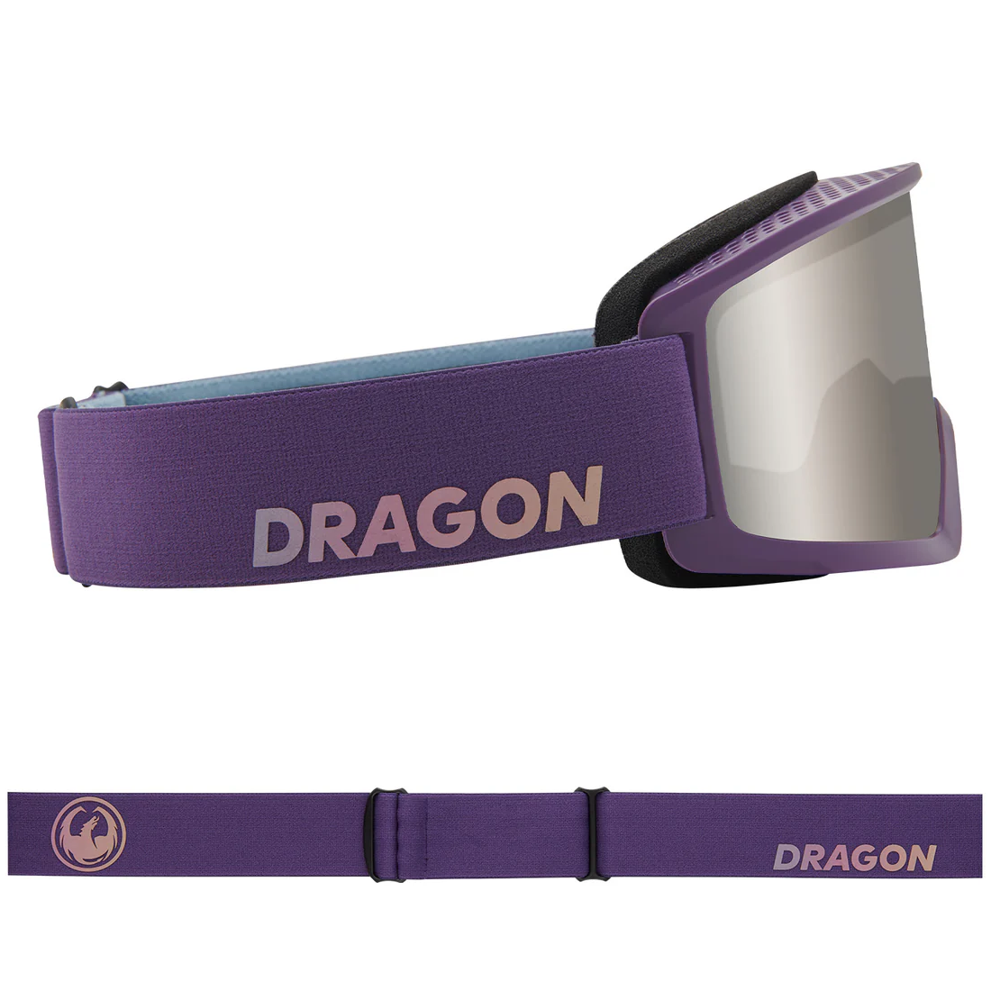 Dragon DX3 Plus Deep Plumb/Silver Ionized Unisex Adult Snow Ski Goggles