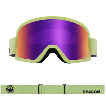 Dragon DX3 Plus Matcha/Purple Ionized Lumalens Unisex Adult Snow Ski Goggles