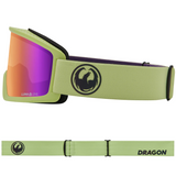 Dragon DX3 Plus Matcha/Purple Ionized Lumalens Unisex Adult Snow Ski Goggles