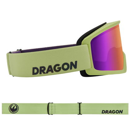 Dragon DX3 Plus Matcha/Purple Ionized Lumalens Unisex Adult Snow Ski Goggles